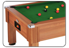 English pool billiards